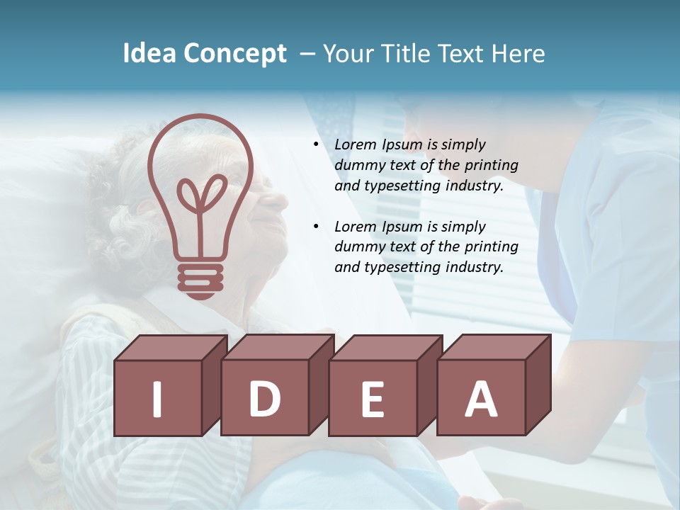 Geriatrics Nurse Clinic PowerPoint Template