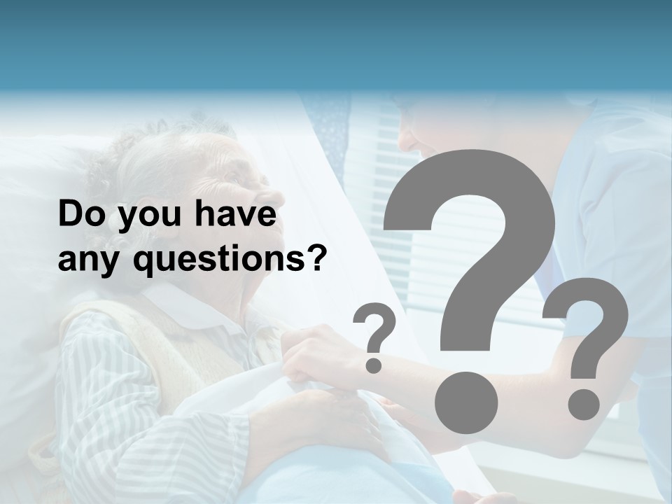 Geriatrics Nurse Clinic PowerPoint Template