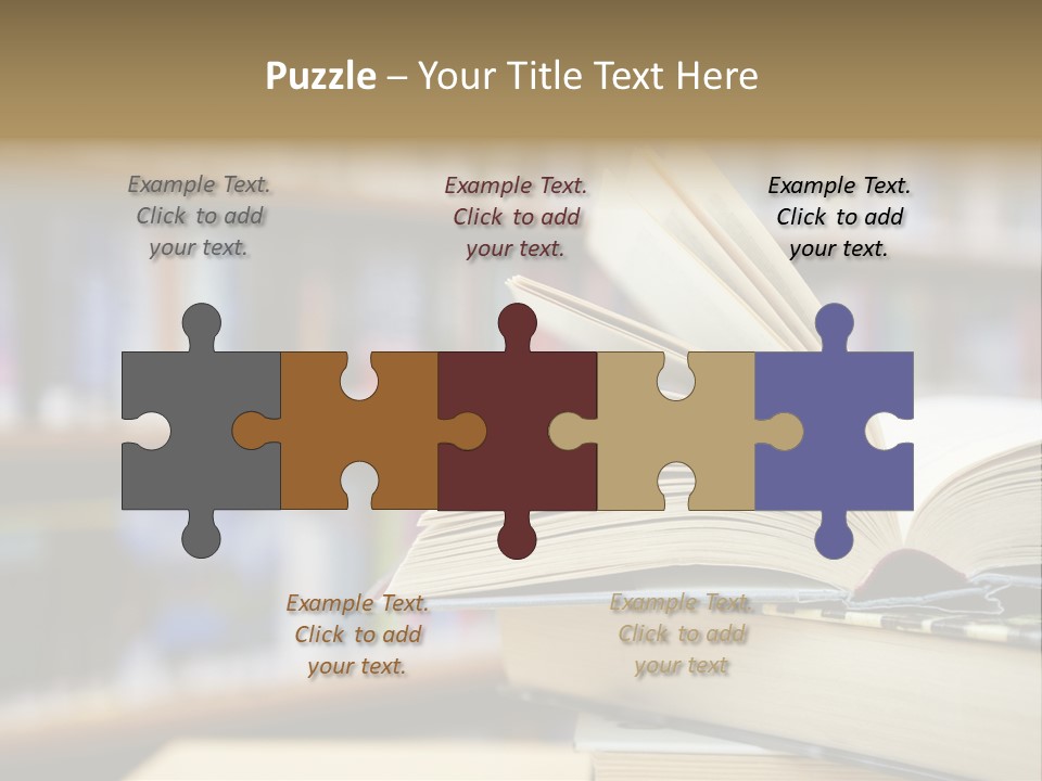 Literature Interior Tack PowerPoint Template