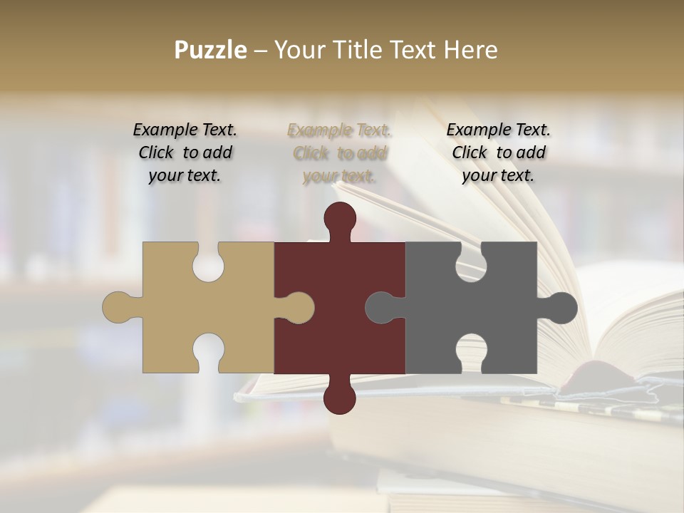 Literature Interior Tack PowerPoint Template