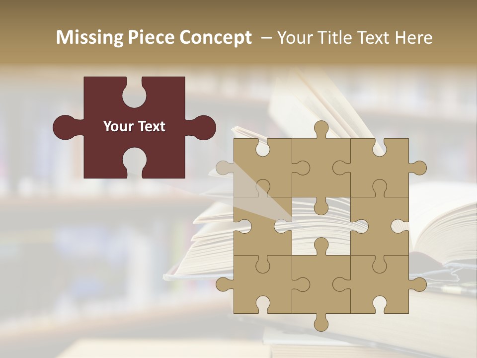 Literature Interior Tack PowerPoint Template