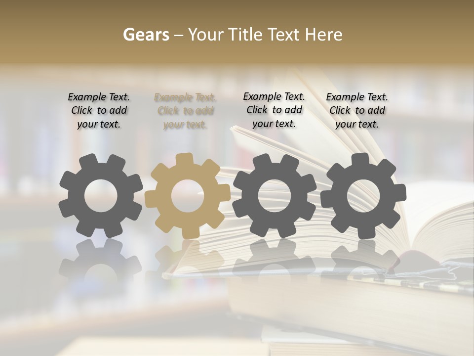 Literature Interior Tack PowerPoint Template