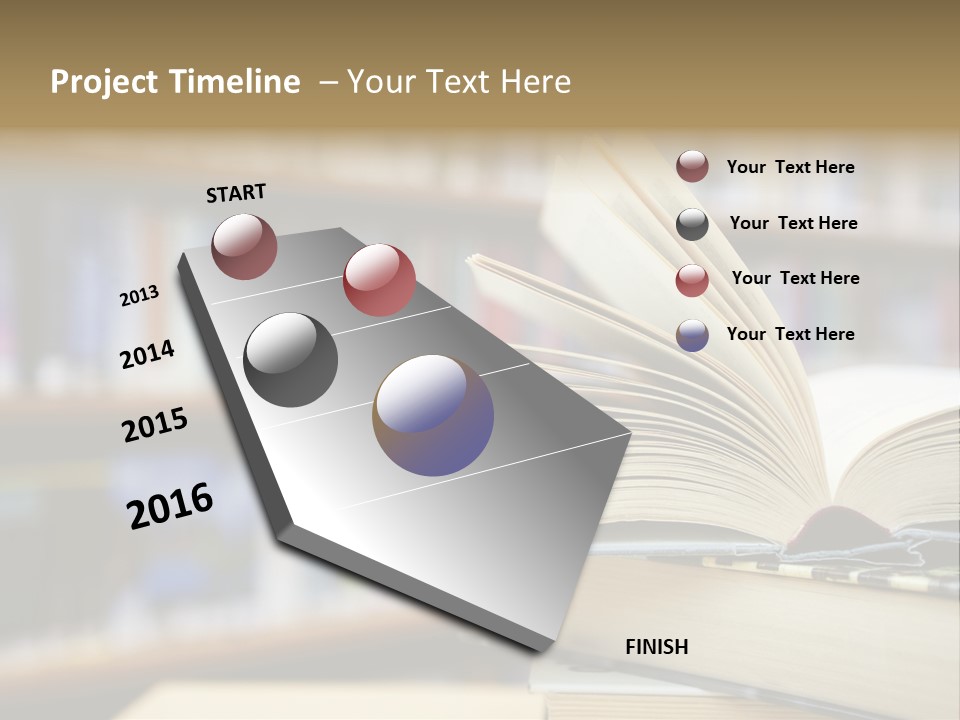 Literature Interior Tack PowerPoint Template