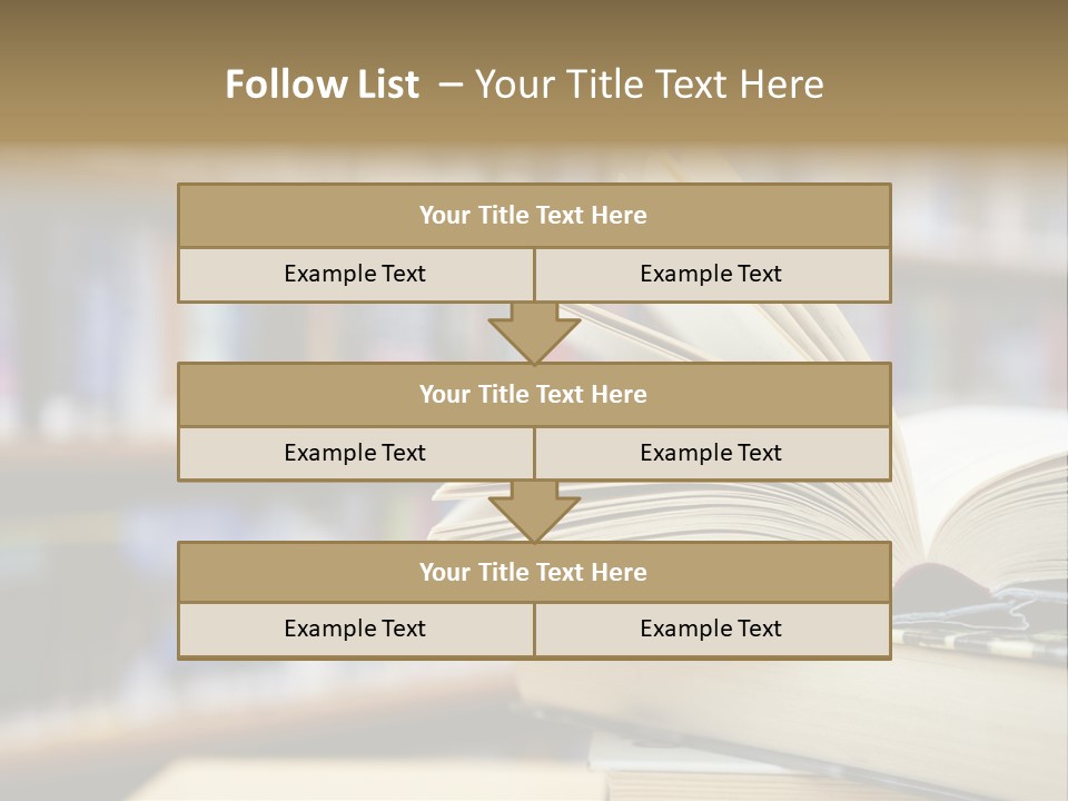 Literature Interior Tack PowerPoint Template