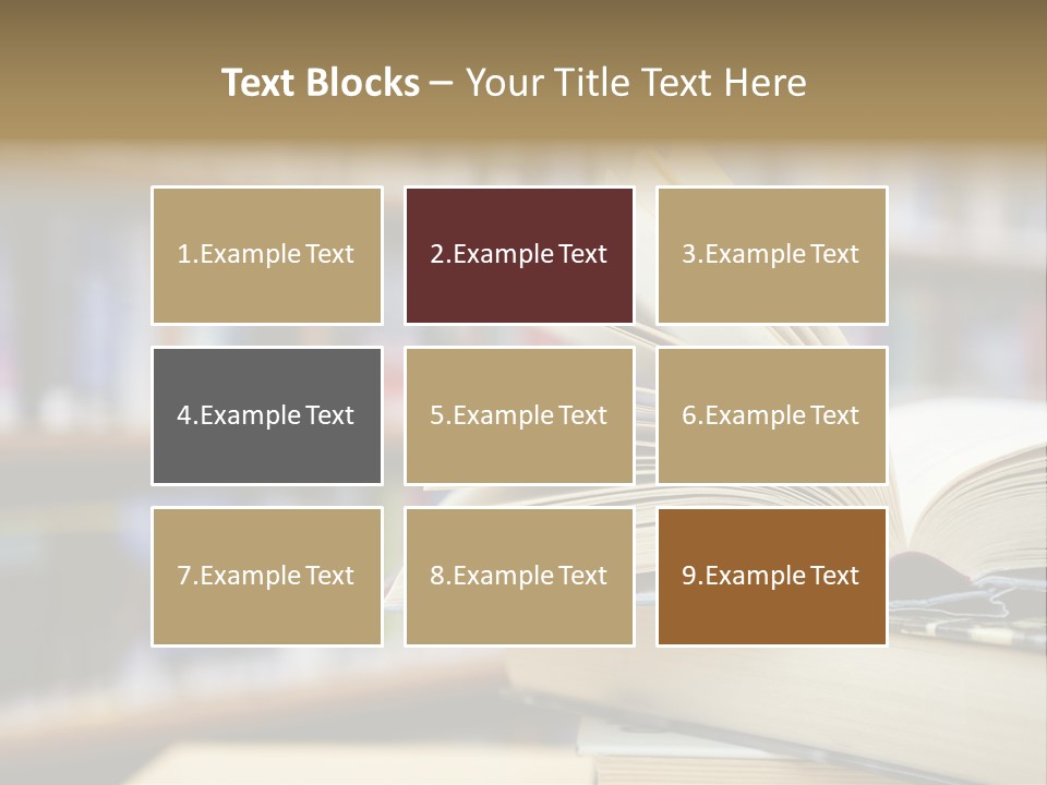 Literature Interior Tack PowerPoint Template