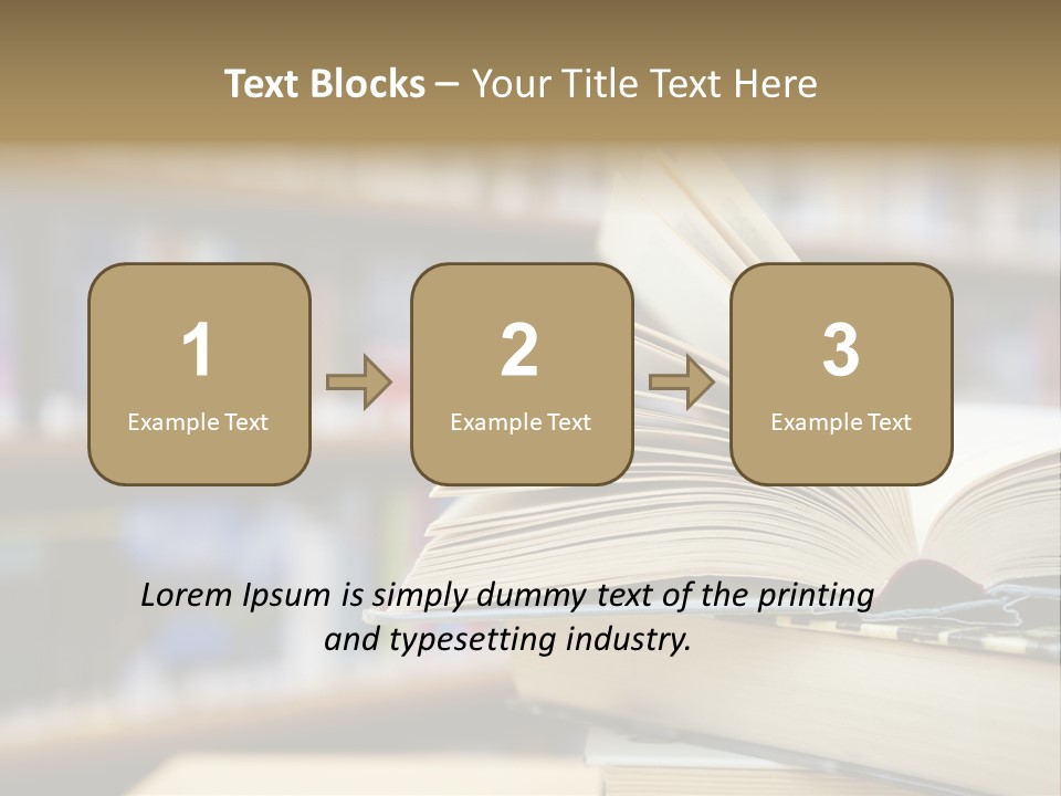 Literature Interior Tack PowerPoint Template