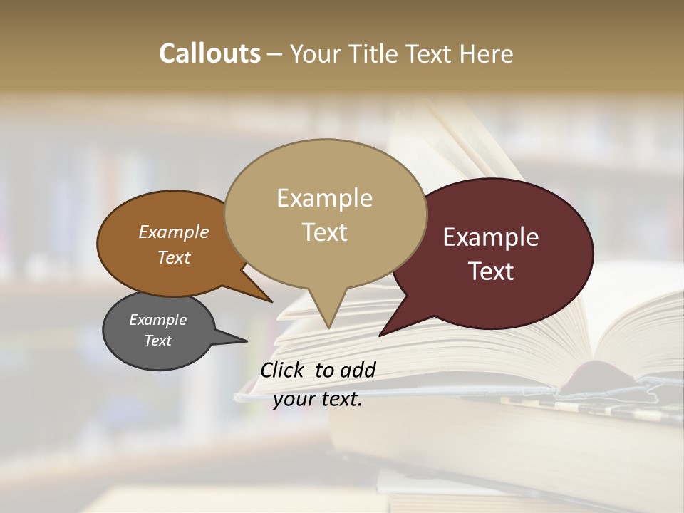 Literature Interior Tack PowerPoint Template