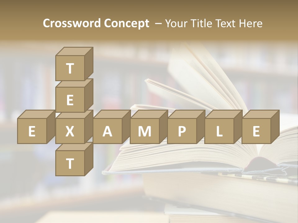 Literature Interior Tack PowerPoint Template