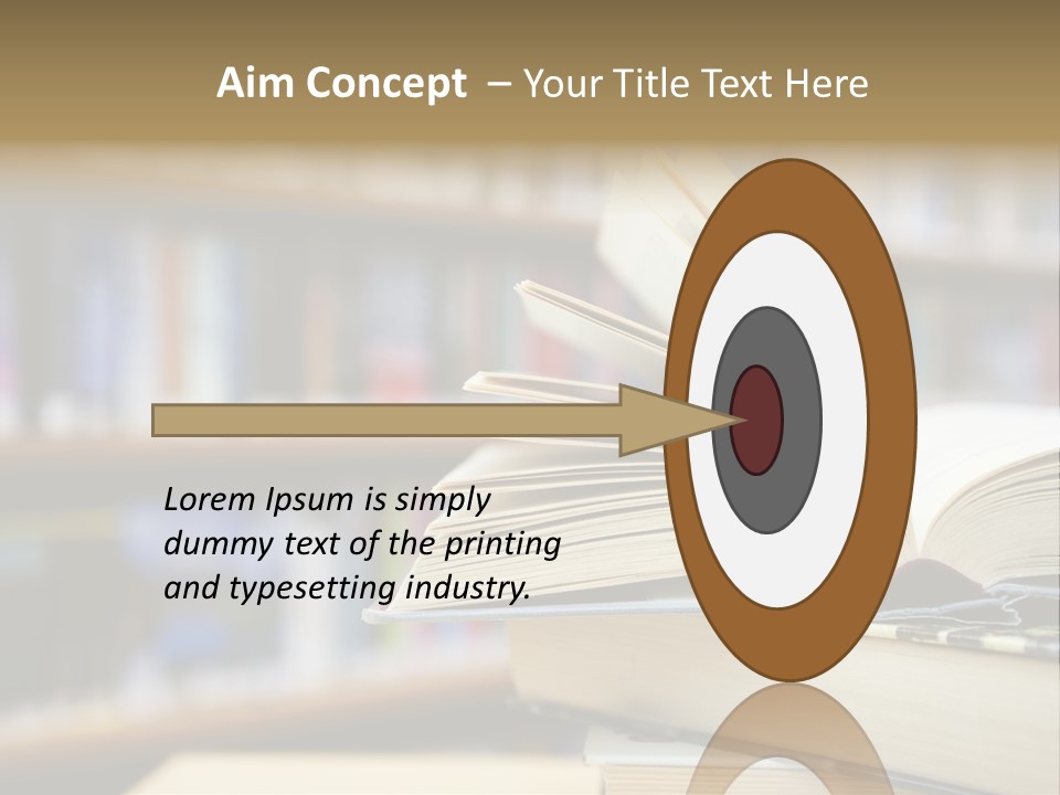 Literature Interior Tack PowerPoint Template