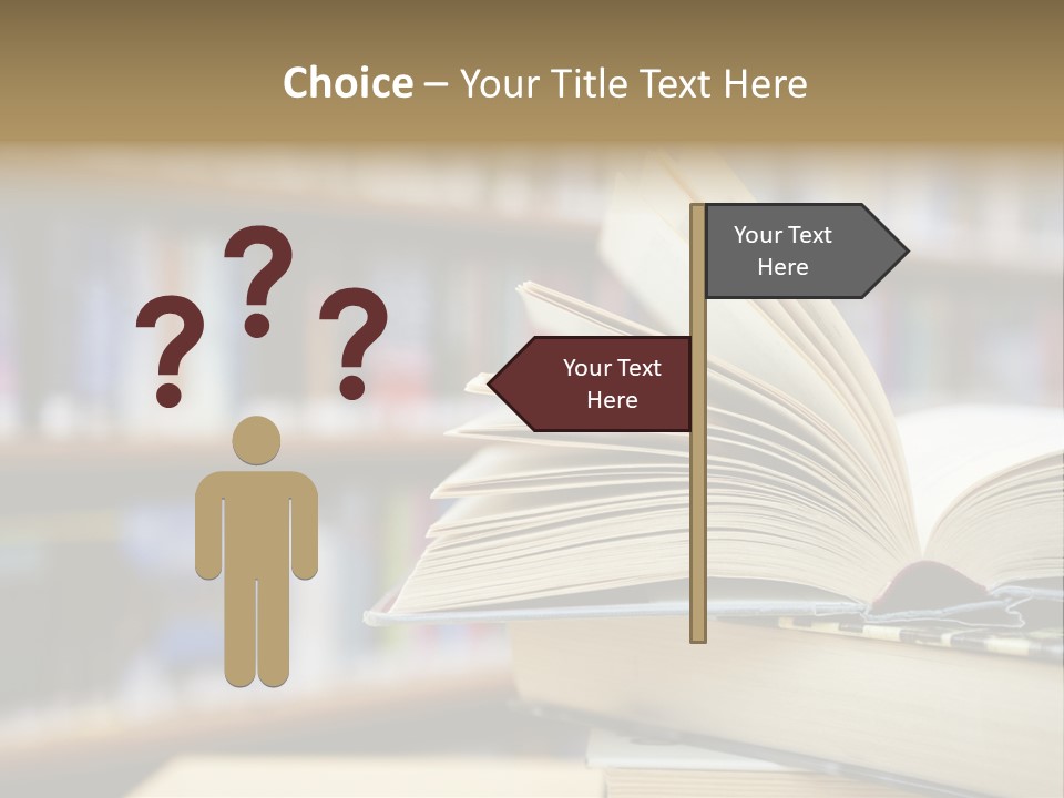 Literature Interior Tack PowerPoint Template