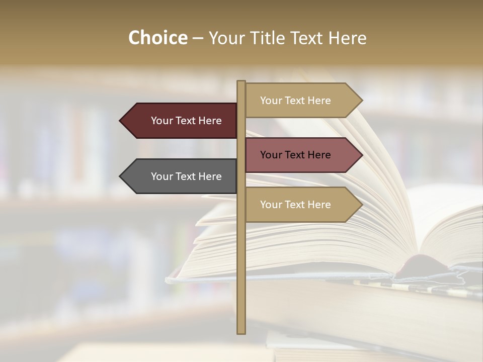 Literature Interior Tack PowerPoint Template