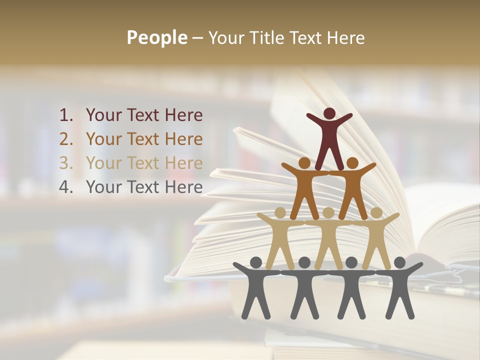 Literature Interior Tack PowerPoint Template