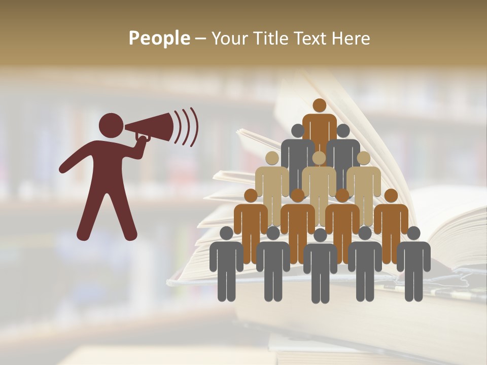 Literature Interior Tack PowerPoint Template