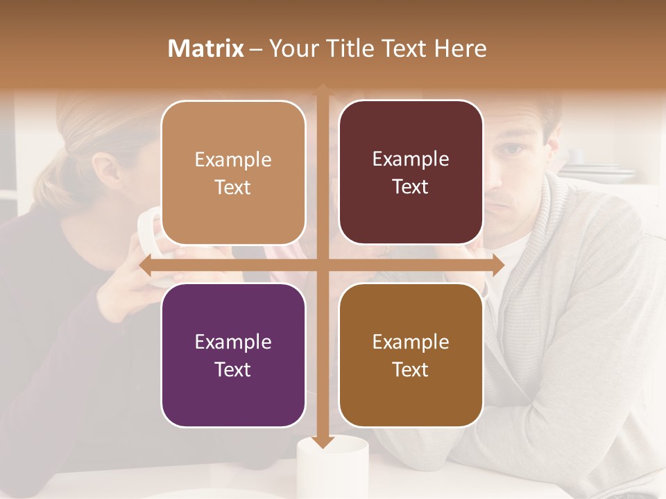 Sixties Argument Arguing PowerPoint Template