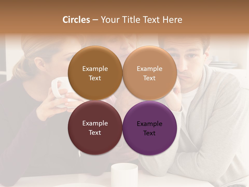Sixties Argument Arguing PowerPoint Template
