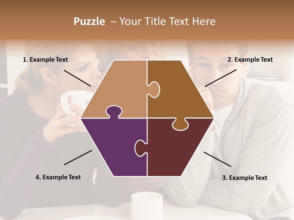 Sixties Argument Arguing PowerPoint Template