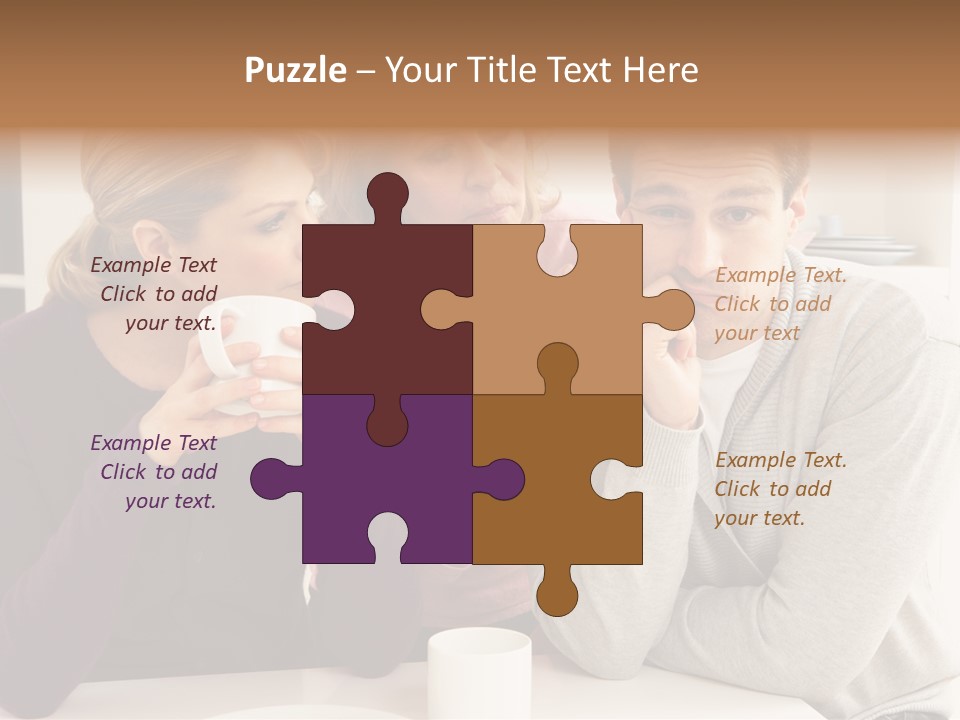 Sixties Argument Arguing PowerPoint Template