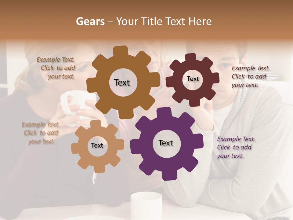 Sixties Argument Arguing PowerPoint Template