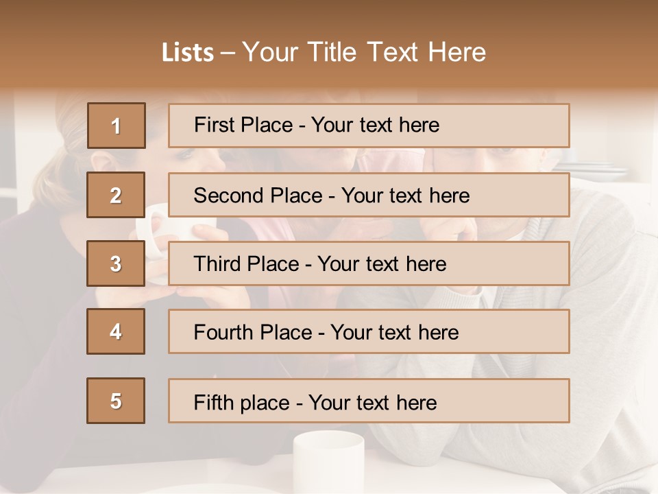 Sixties Argument Arguing PowerPoint Template