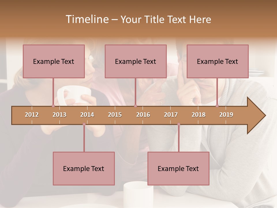 Sixties Argument Arguing PowerPoint Template
