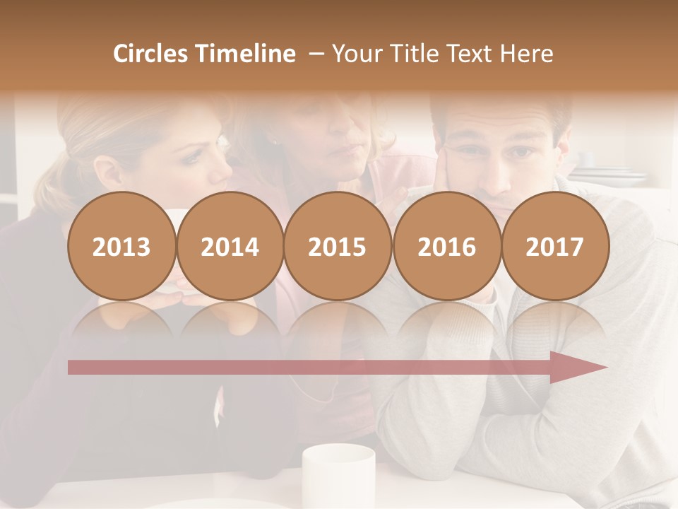 Sixties Argument Arguing PowerPoint Template