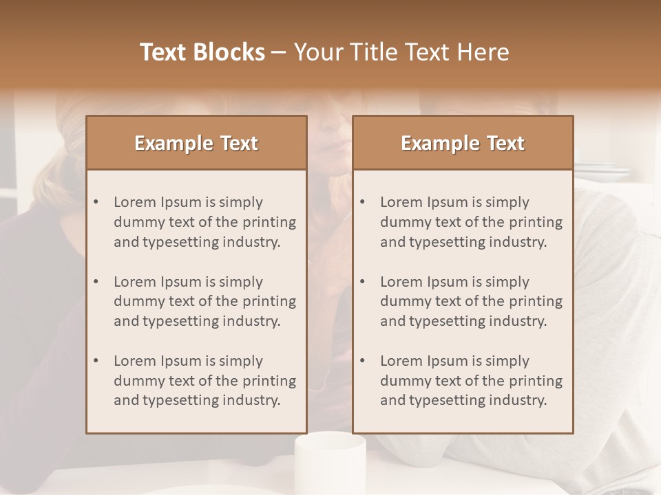Sixties Argument Arguing PowerPoint Template