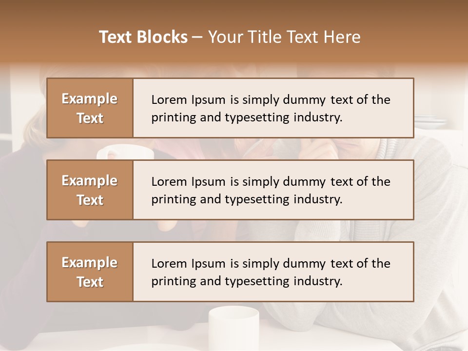 Sixties Argument Arguing PowerPoint Template