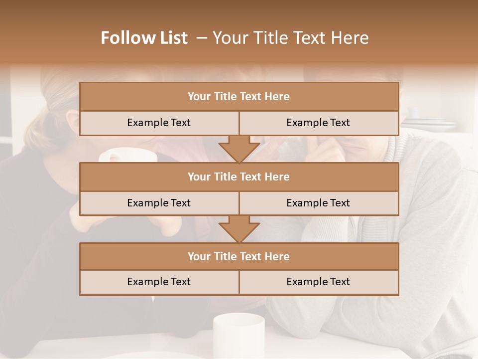 Sixties Argument Arguing PowerPoint Template