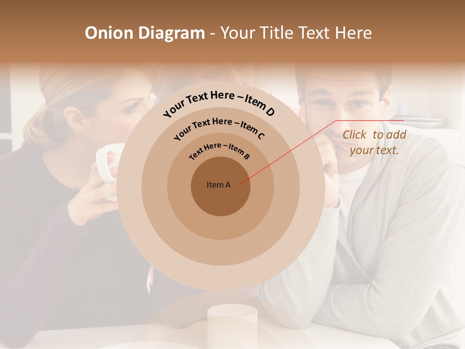 Sixties Argument Arguing PowerPoint Template