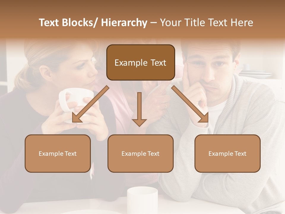 Sixties Argument Arguing PowerPoint Template