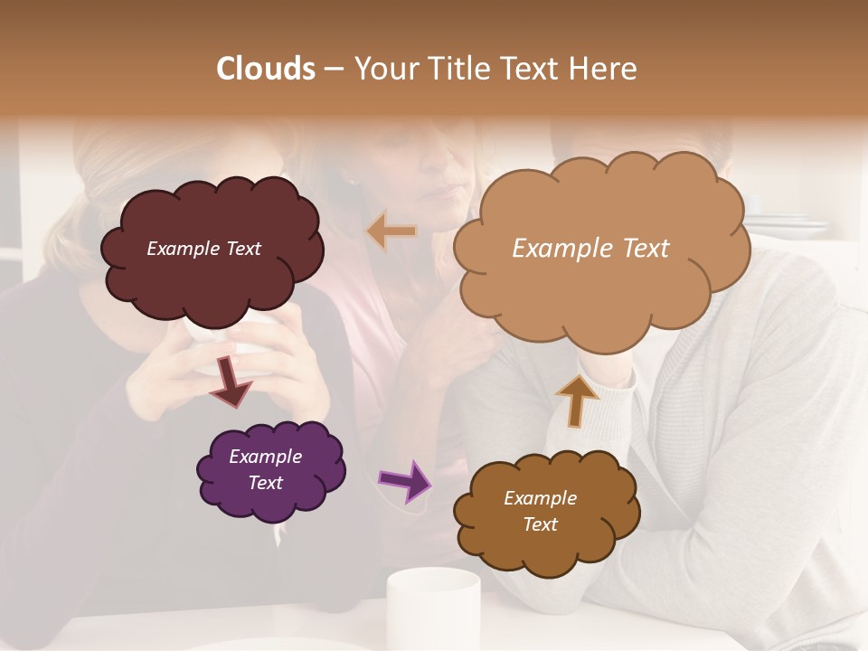 Sixties Argument Arguing PowerPoint Template