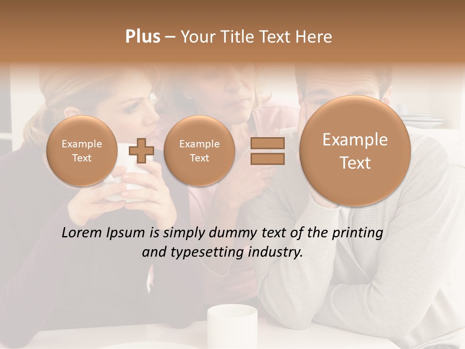 Sixties Argument Arguing PowerPoint Template
