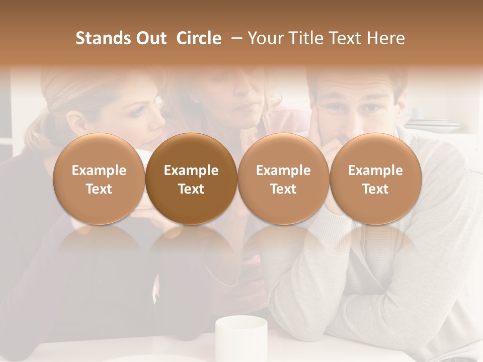 Sixties Argument Arguing PowerPoint Template