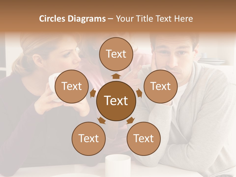 Sixties Argument Arguing PowerPoint Template