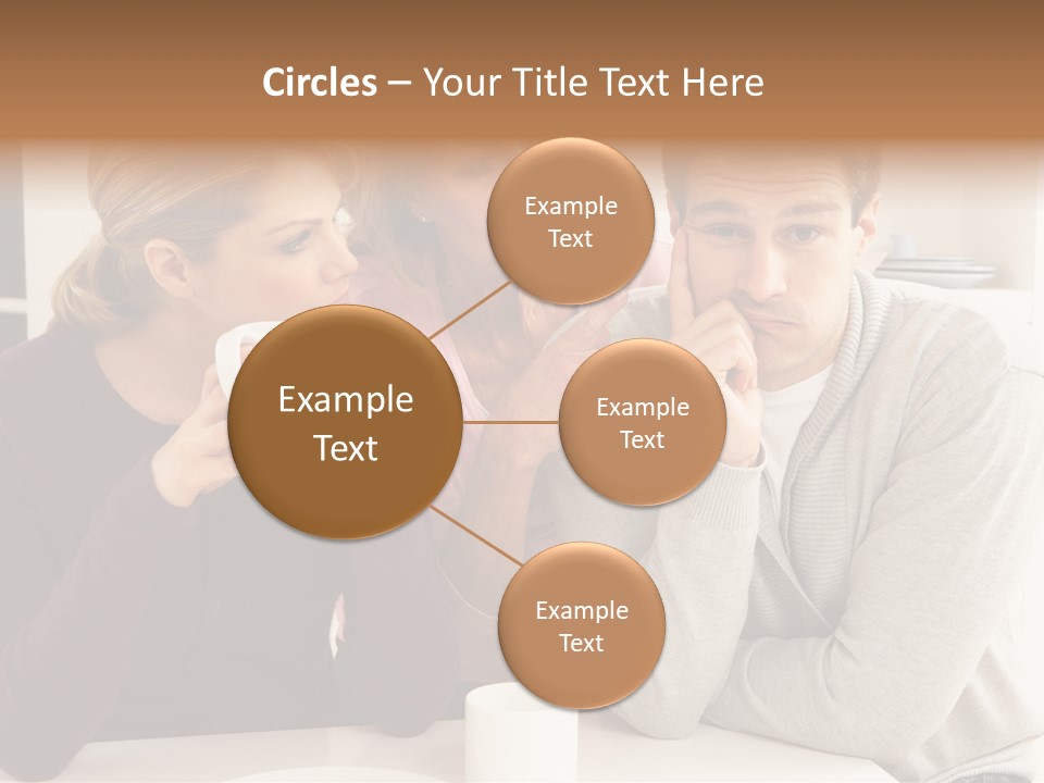 Sixties Argument Arguing PowerPoint Template