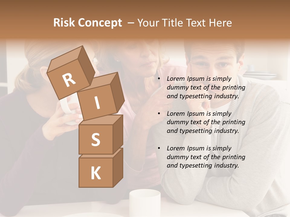Sixties Argument Arguing PowerPoint Template
