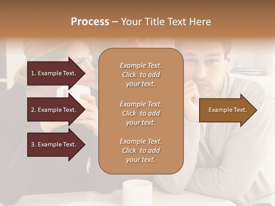 Sixties Argument Arguing PowerPoint Template