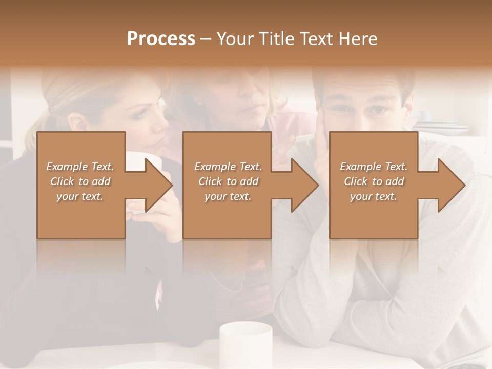 Sixties Argument Arguing PowerPoint Template