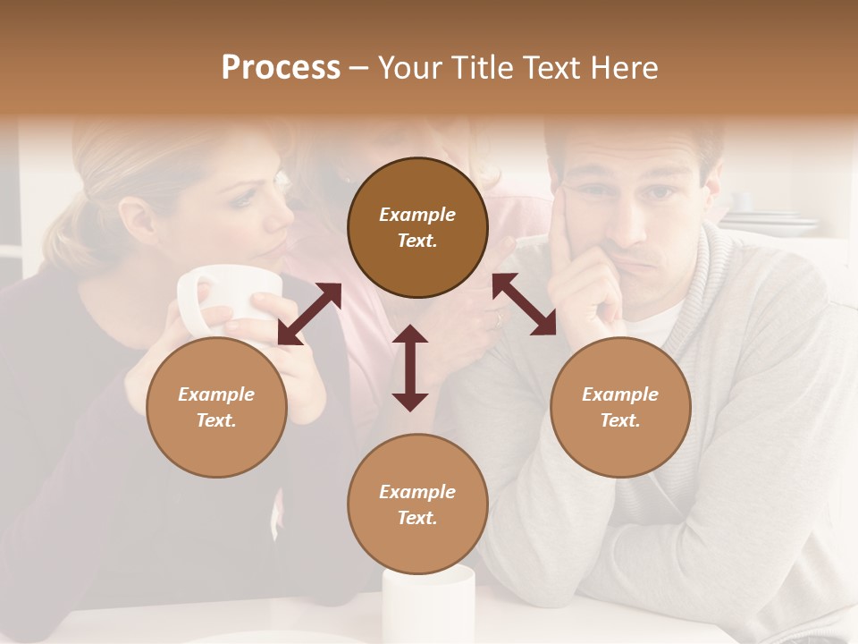 Sixties Argument Arguing PowerPoint Template
