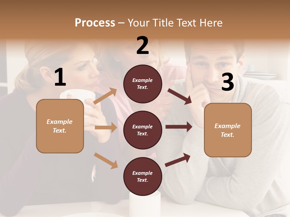Sixties Argument Arguing PowerPoint Template