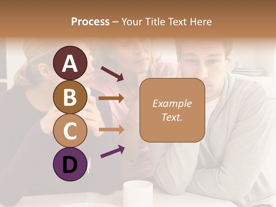 Sixties Argument Arguing PowerPoint Template