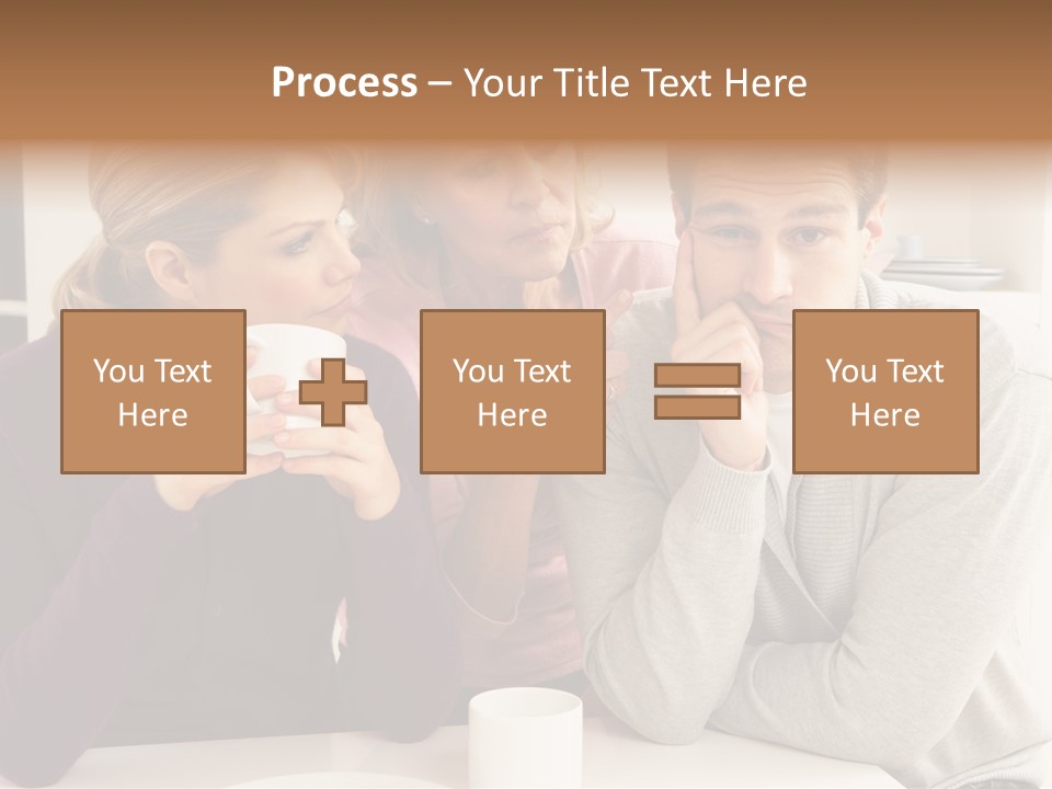 Sixties Argument Arguing PowerPoint Template