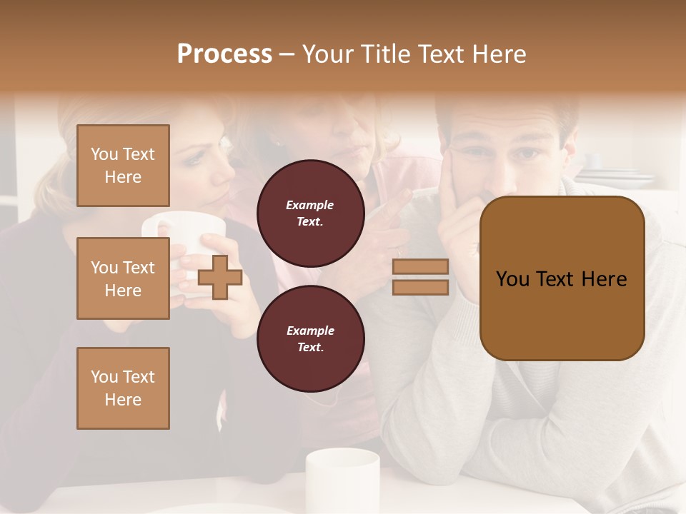 Sixties Argument Arguing PowerPoint Template