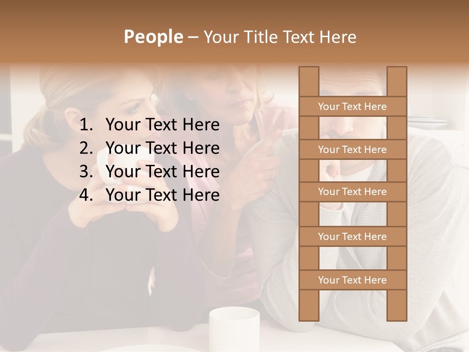 Sixties Argument Arguing PowerPoint Template