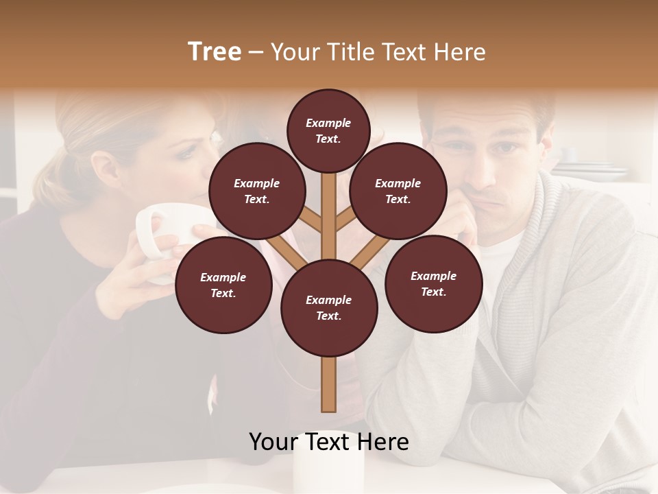 Sixties Argument Arguing PowerPoint Template