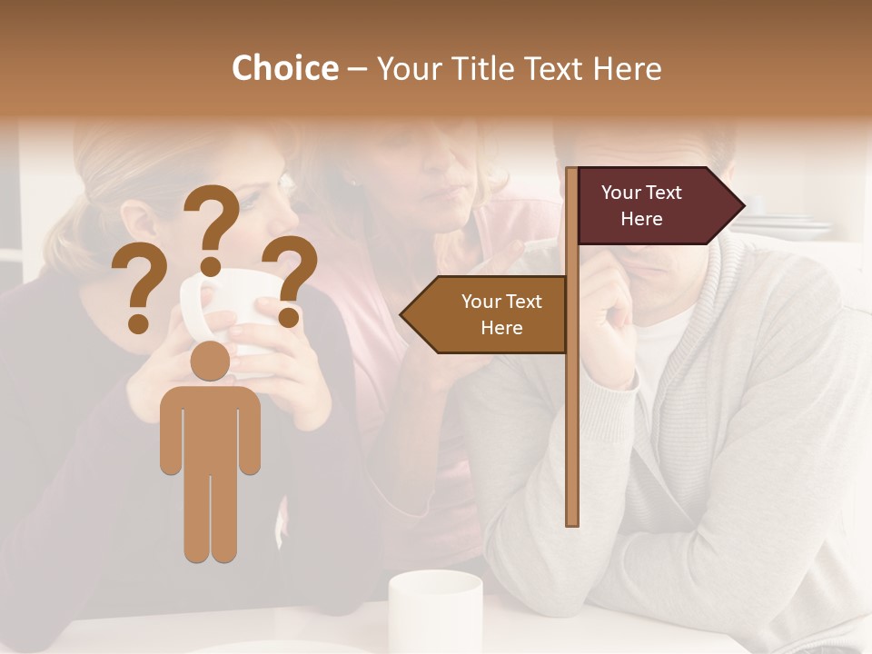 Sixties Argument Arguing PowerPoint Template