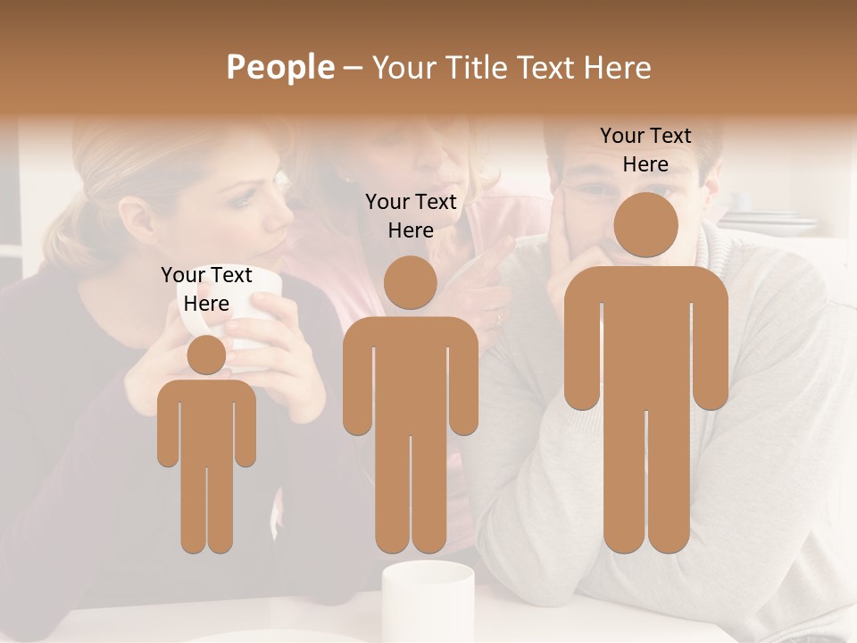 Sixties Argument Arguing PowerPoint Template