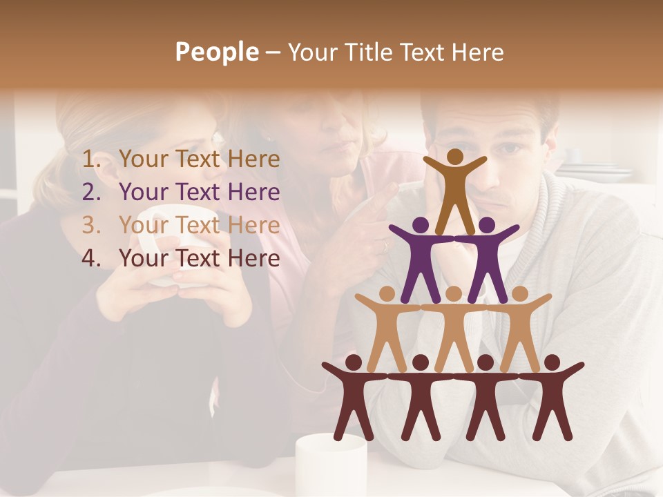 Sixties Argument Arguing PowerPoint Template