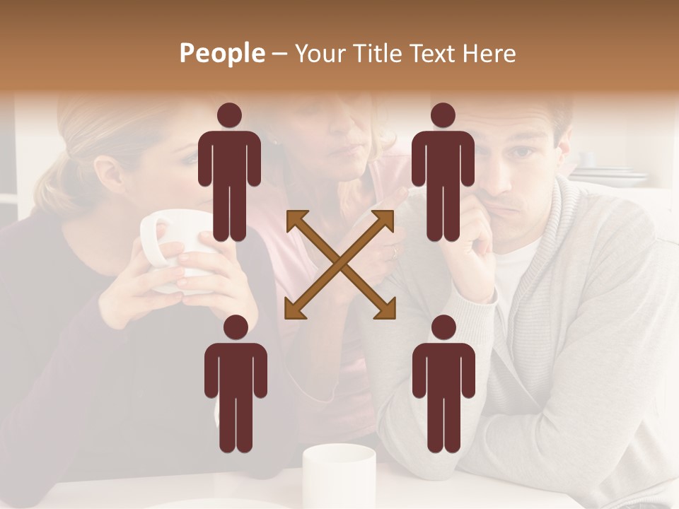 Sixties Argument Arguing PowerPoint Template