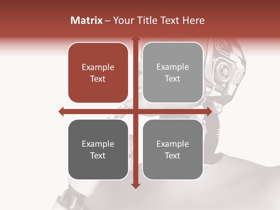 Cybernetics Visioning Robotic PowerPoint Template